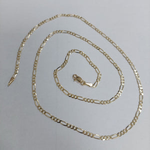 CADENAS 3X1 ORO 14K 55 CM 4.6 GR (NUEVO)