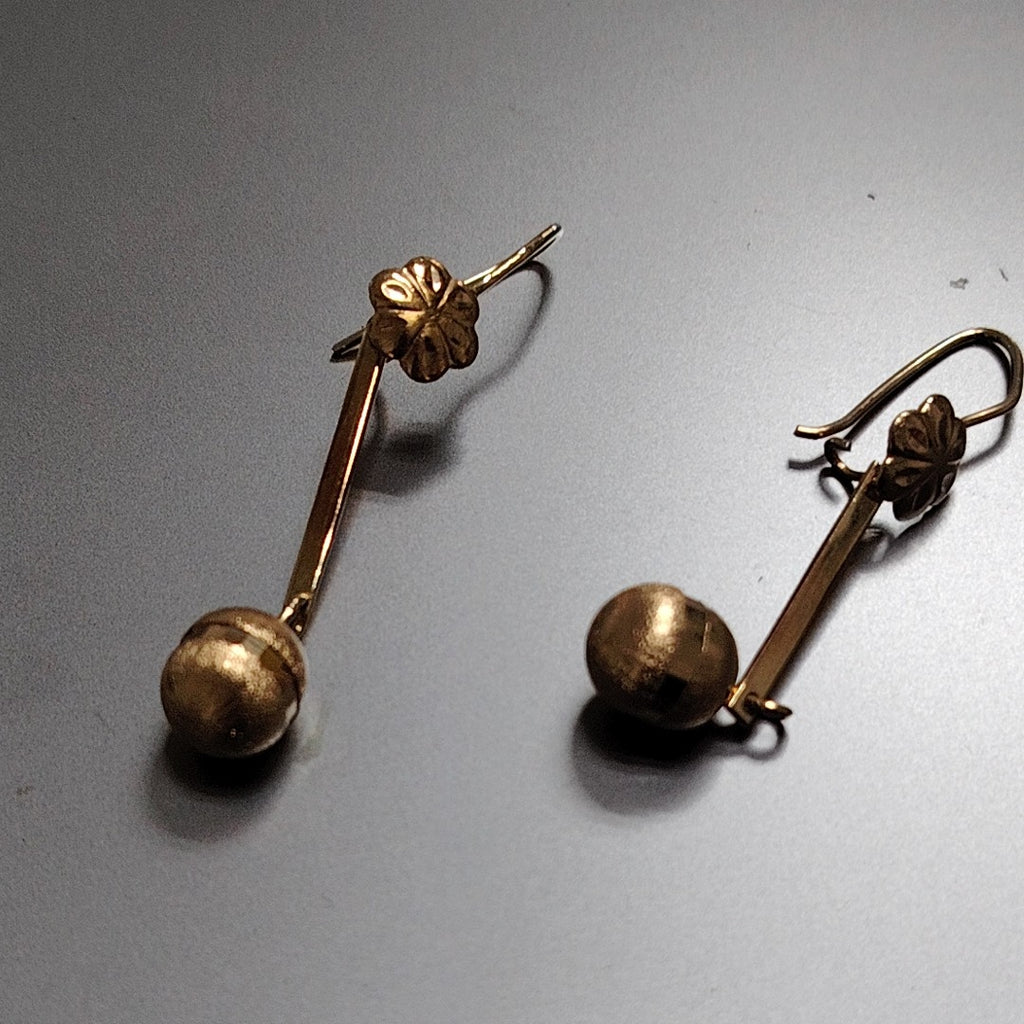 ARETES PAR ORO 14 K 3,50 GRMS (SEMINUEVO)