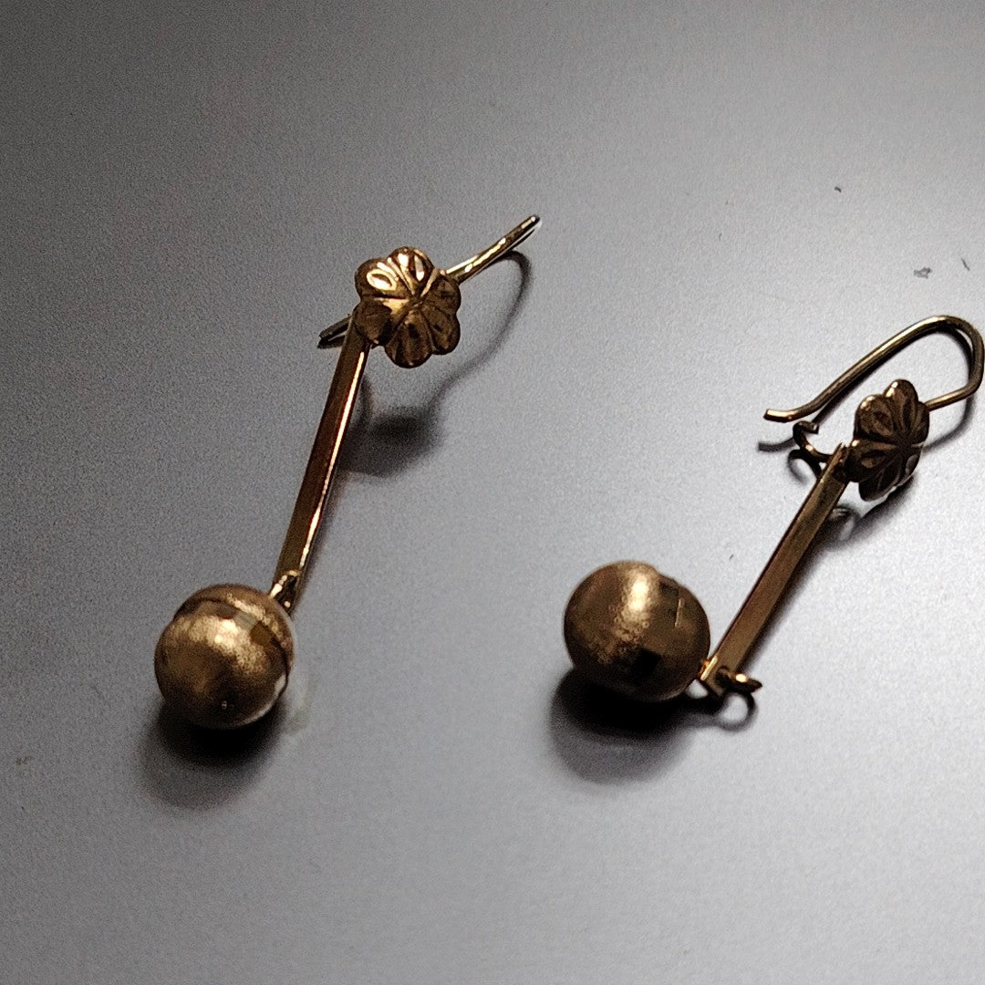ARETES PAR ORO 14 K 3,50 GRMS (SEMINUEVO)