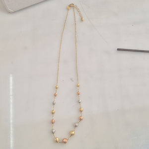 COLLAR ORO, ORO COMBINADO 14 K 3.4 GRMS (SEMINUEVO)