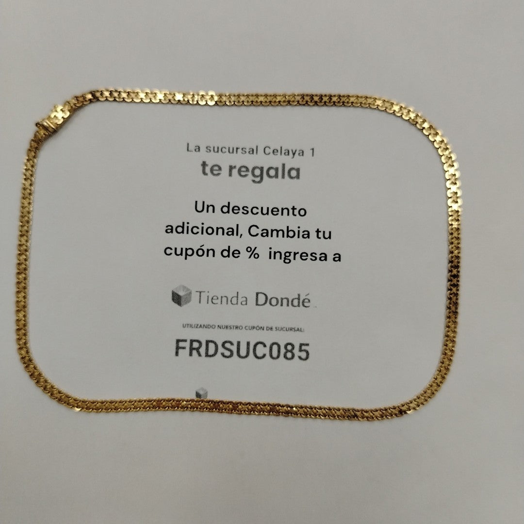 CADENA ORO 14 K 13.3 GRMS (SEMINUEVO)