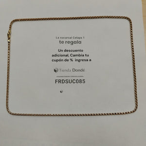 CADENA ORO 14 K 16.3 GRMS (SEMINUEVO)