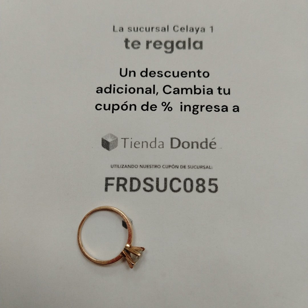 ANILLITO ORO 14 K 2.5 GRMS (SEMINUEVO)
