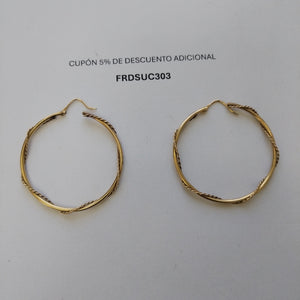 ARRACADAS PAR ORO 18 K 6.8 GRMS (SEMINUEVO)