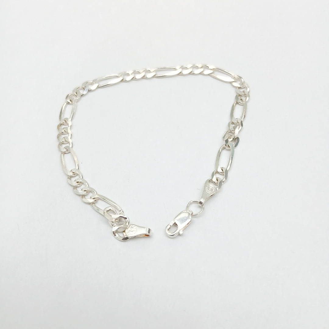 PULSERA TEJIDO 3X1 PLATA .925 18 CM 5.9 GR (NUEVO)