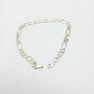 PULSERA TEJIDO 3X1 PLATA .925 18 CM 5.9 GR (NUEVO)