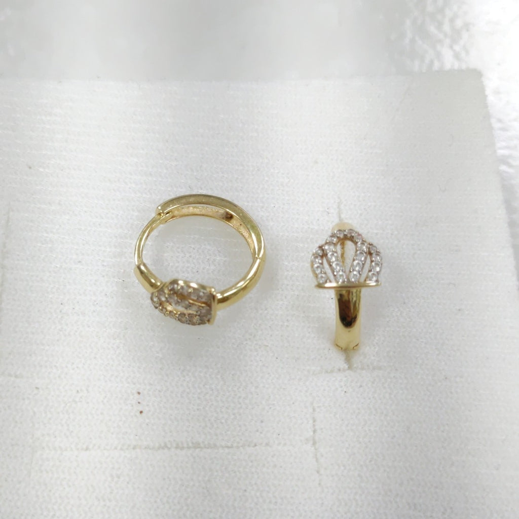 ARETES PAR ORO 14 K 2,10 GRMS (SEMINUEVO)