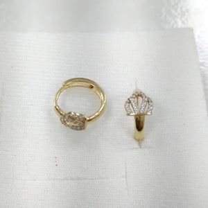 ARETES PAR ORO 14 K 2,10 GRMS (SEMINUEVO)