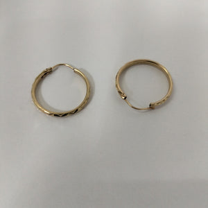 ARRACADAS PAR ORO 10 K 2 GRMS (SEMINUEVO)