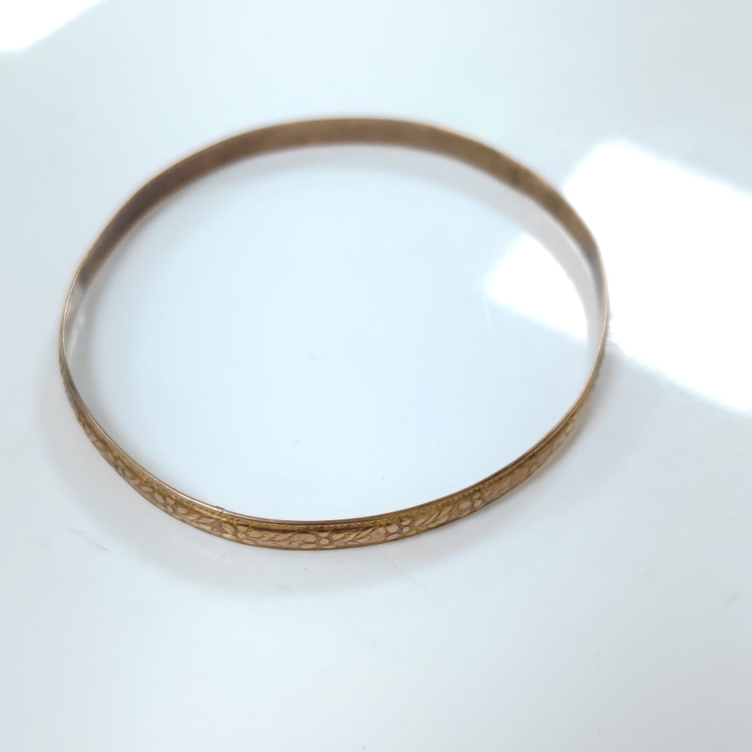 PULSERA RIGIDA ORO 10 K 7,50 GRMS (SEMINUEVO)