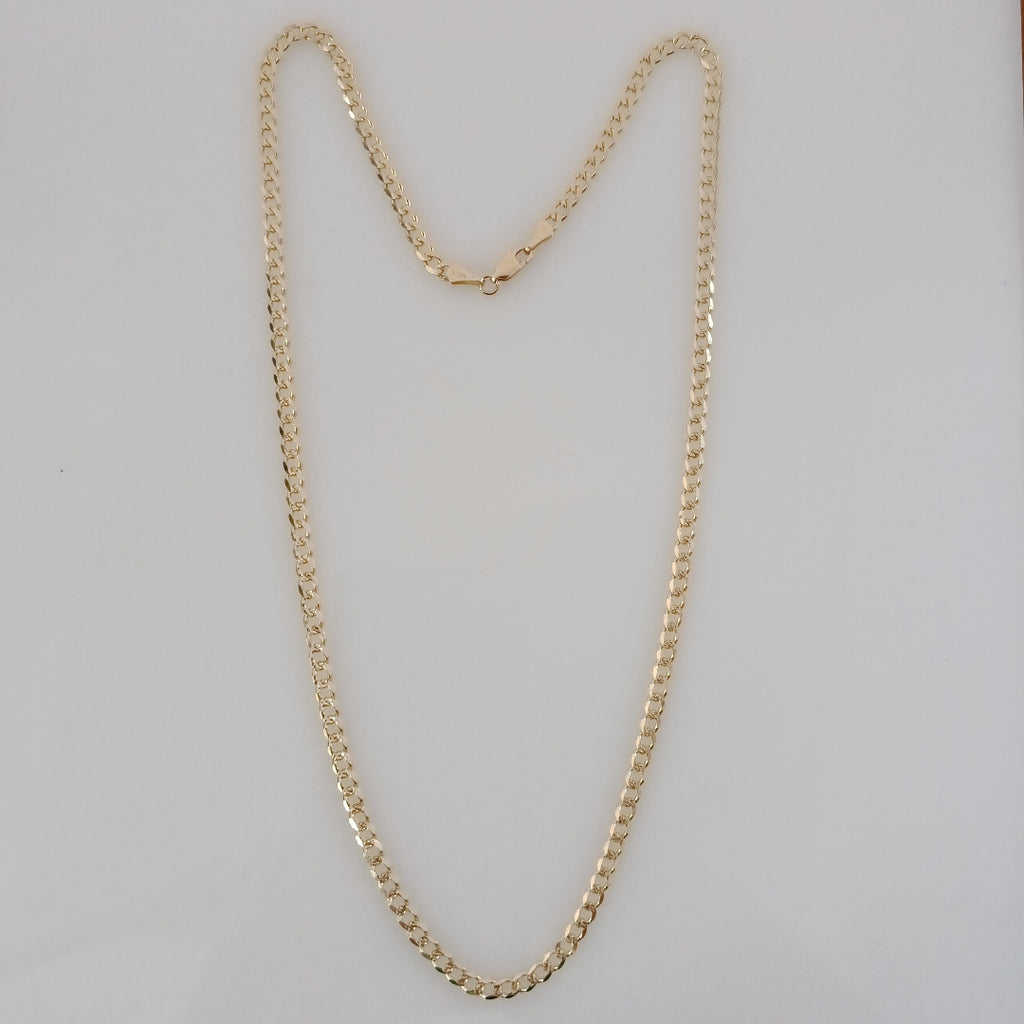 CADENAS BARBADA ORO 14K 55 CM 13.1 GR (NUEVO)