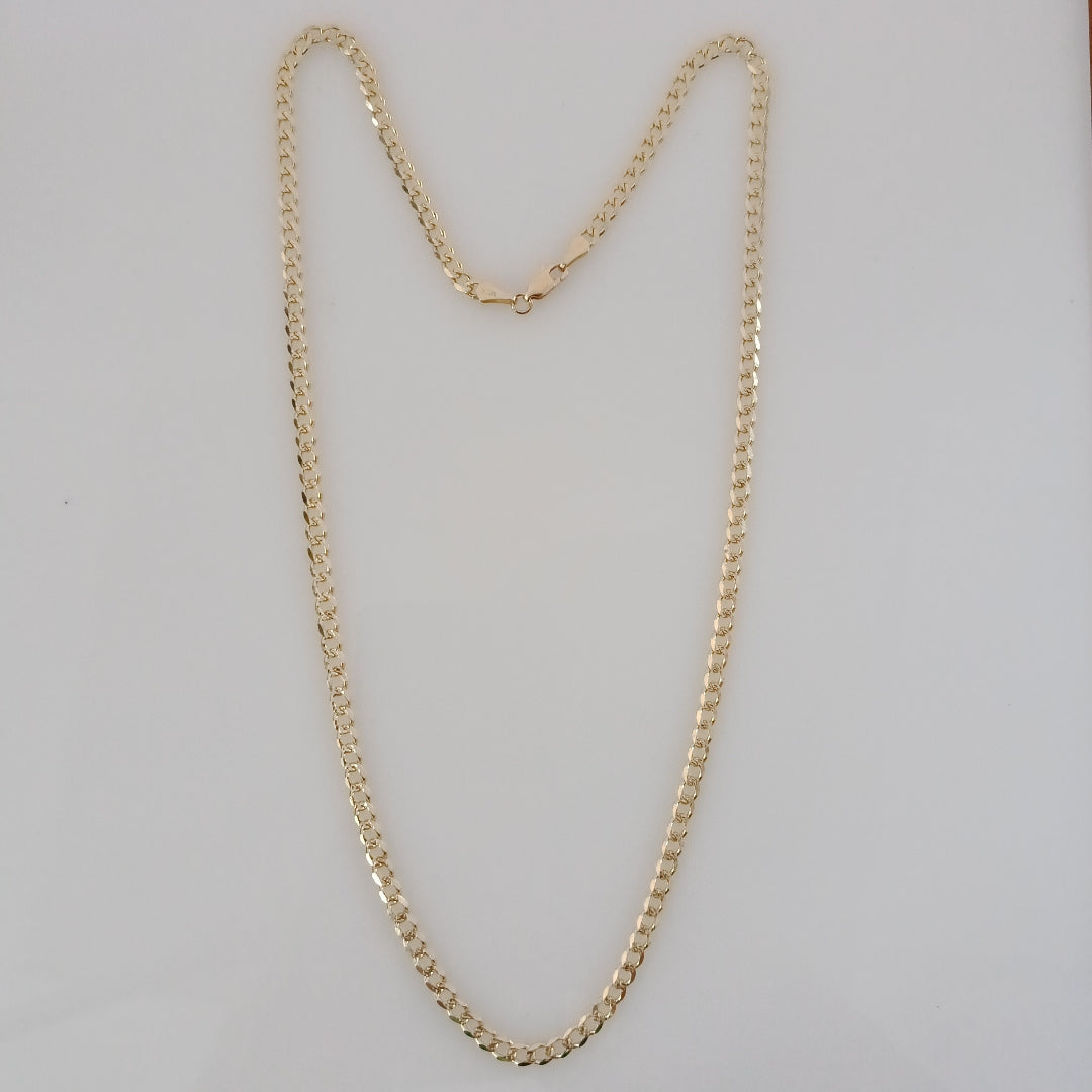 CADENAS BARBADA ORO 14K 55 CM 13.1 GR (NUEVO)