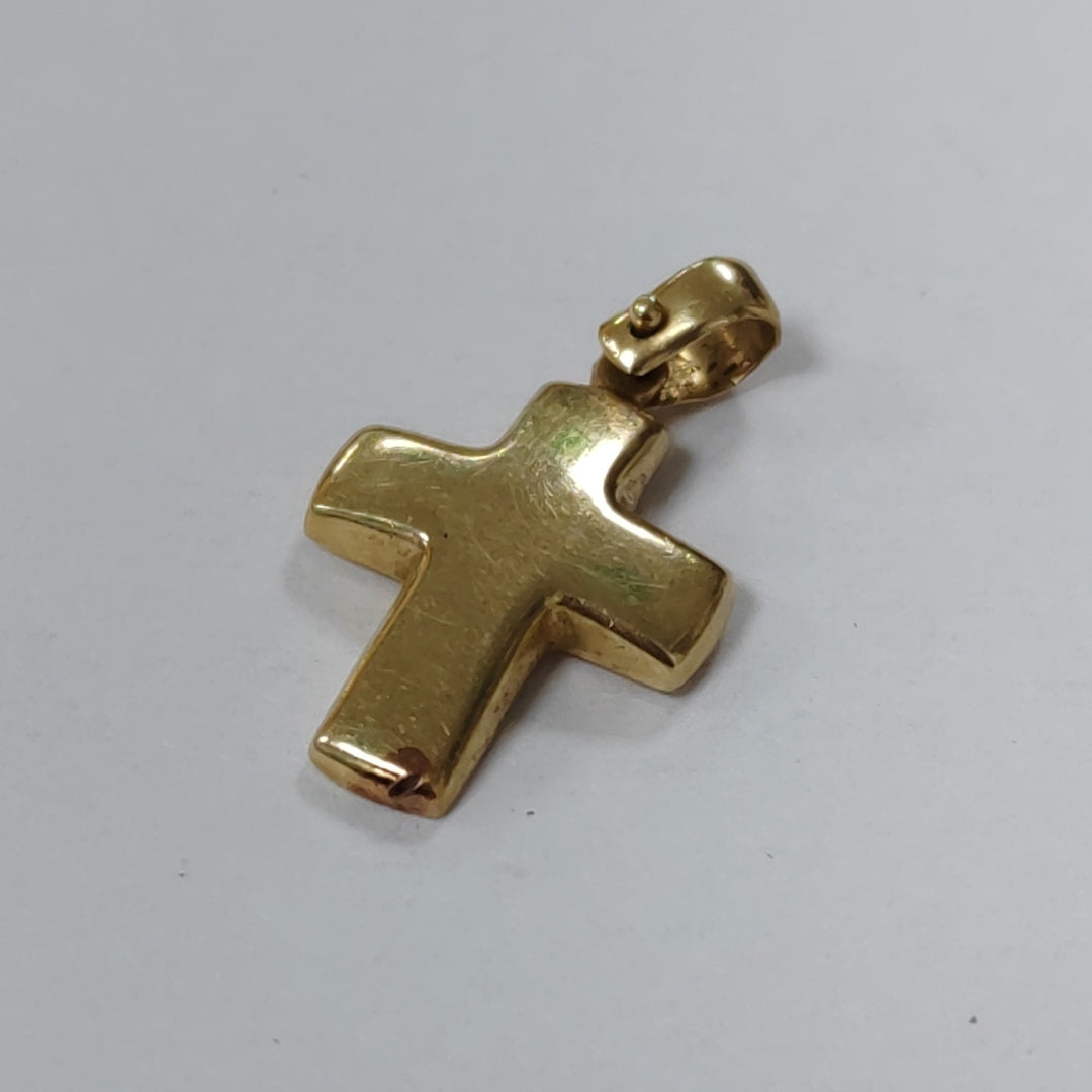 CRUZ,DIJE ORO 14 K 1,60 GRMS (SEMINUEVO)