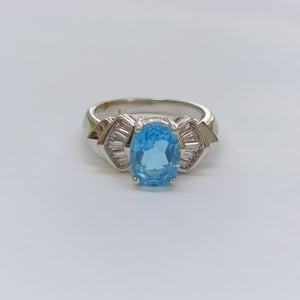 ANILLITO ORO BLANCO 14 K 5.8 GRMS (SEMINUEVO)