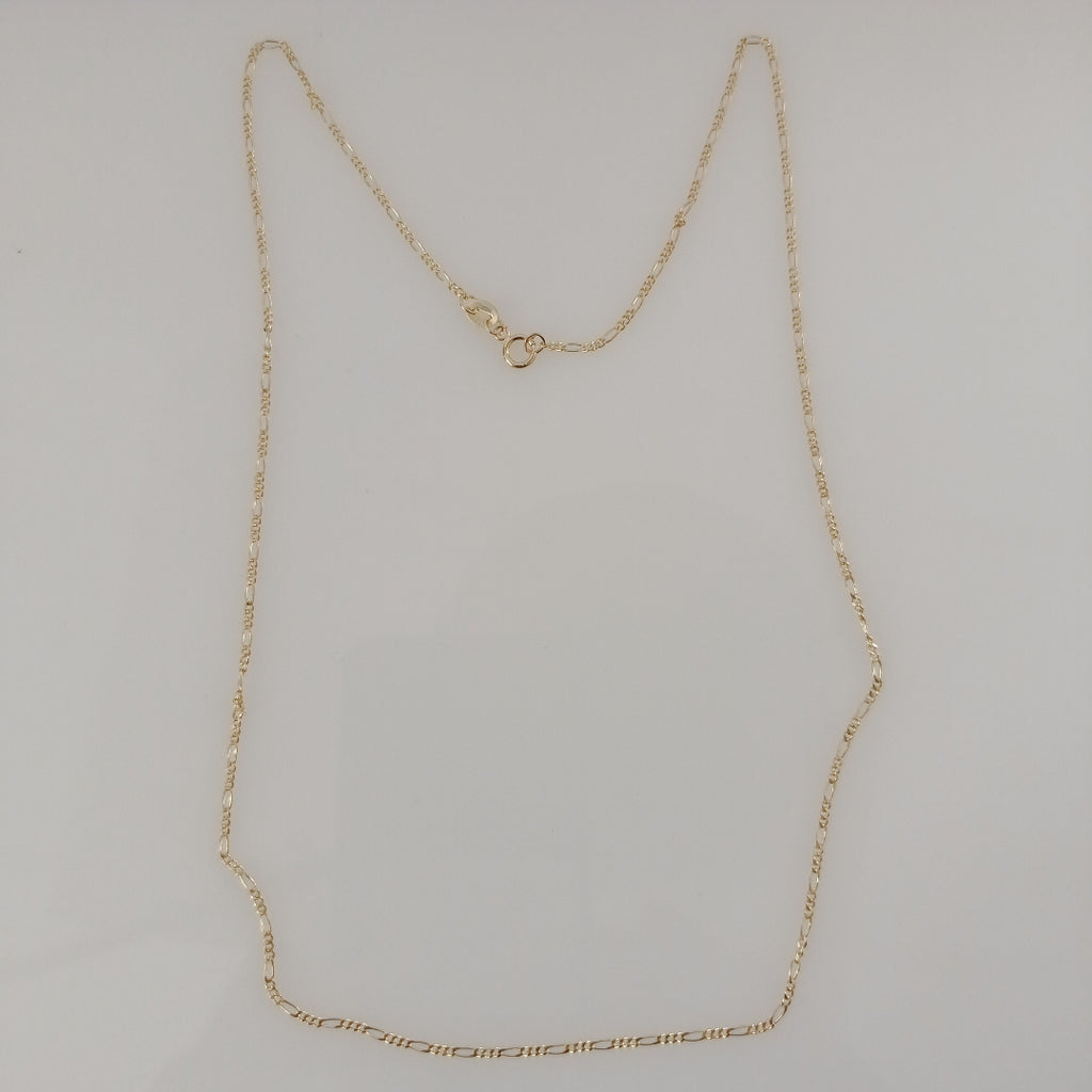 CADENAS TEJIDO 3X1 ORO 14K 55 CM 2.7 GR (NUEVO)