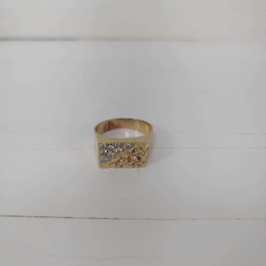 ANILLO ORO 14 K 9 GRMS (SEMINUEVO)