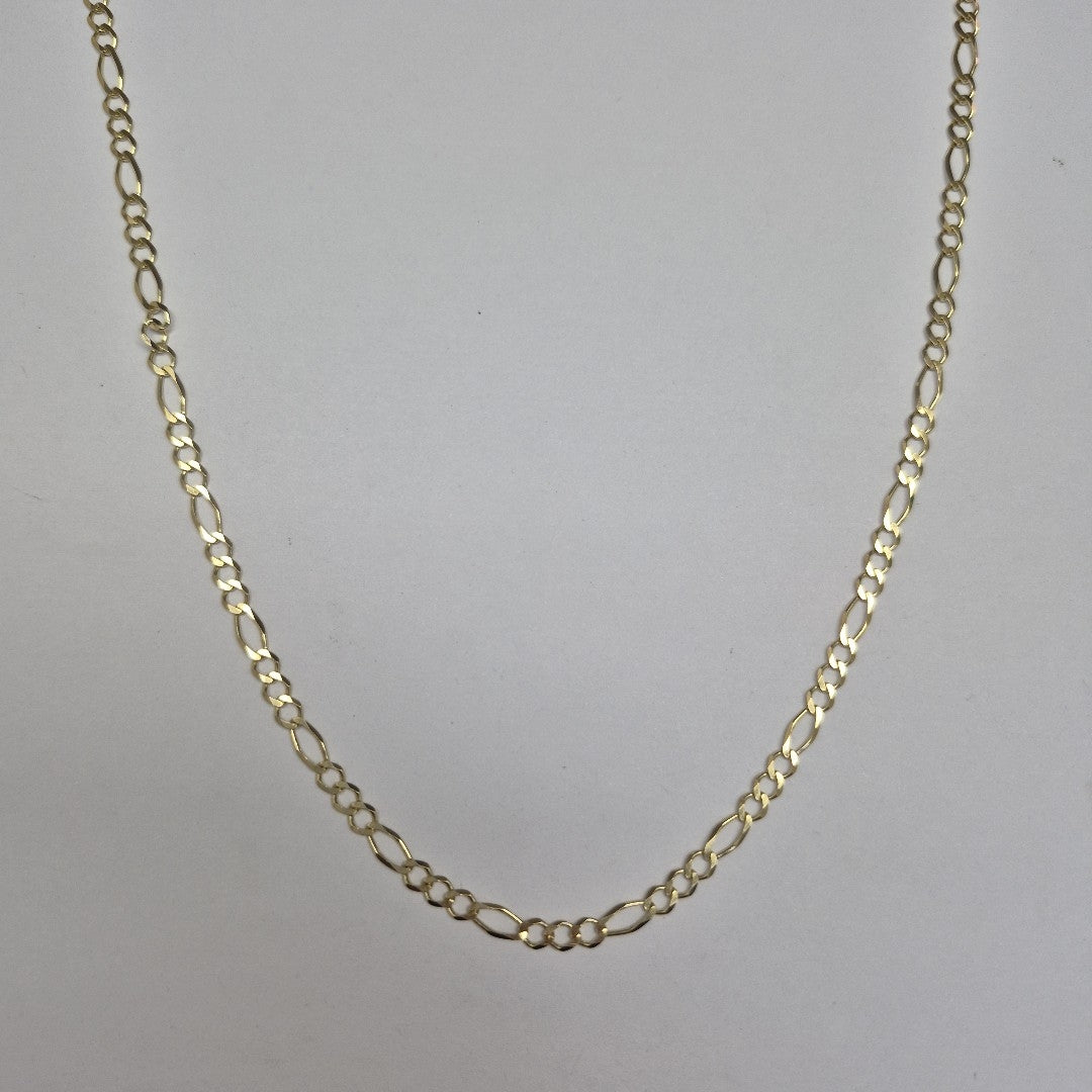 CADENAS TEJIDO 3X1 ORO 10K 55 CM 6.3 GR (NUEVO)