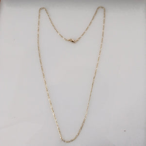 CADENAS 3X1 ORO 14K 55 CM 3.7 GR (NUEVO)