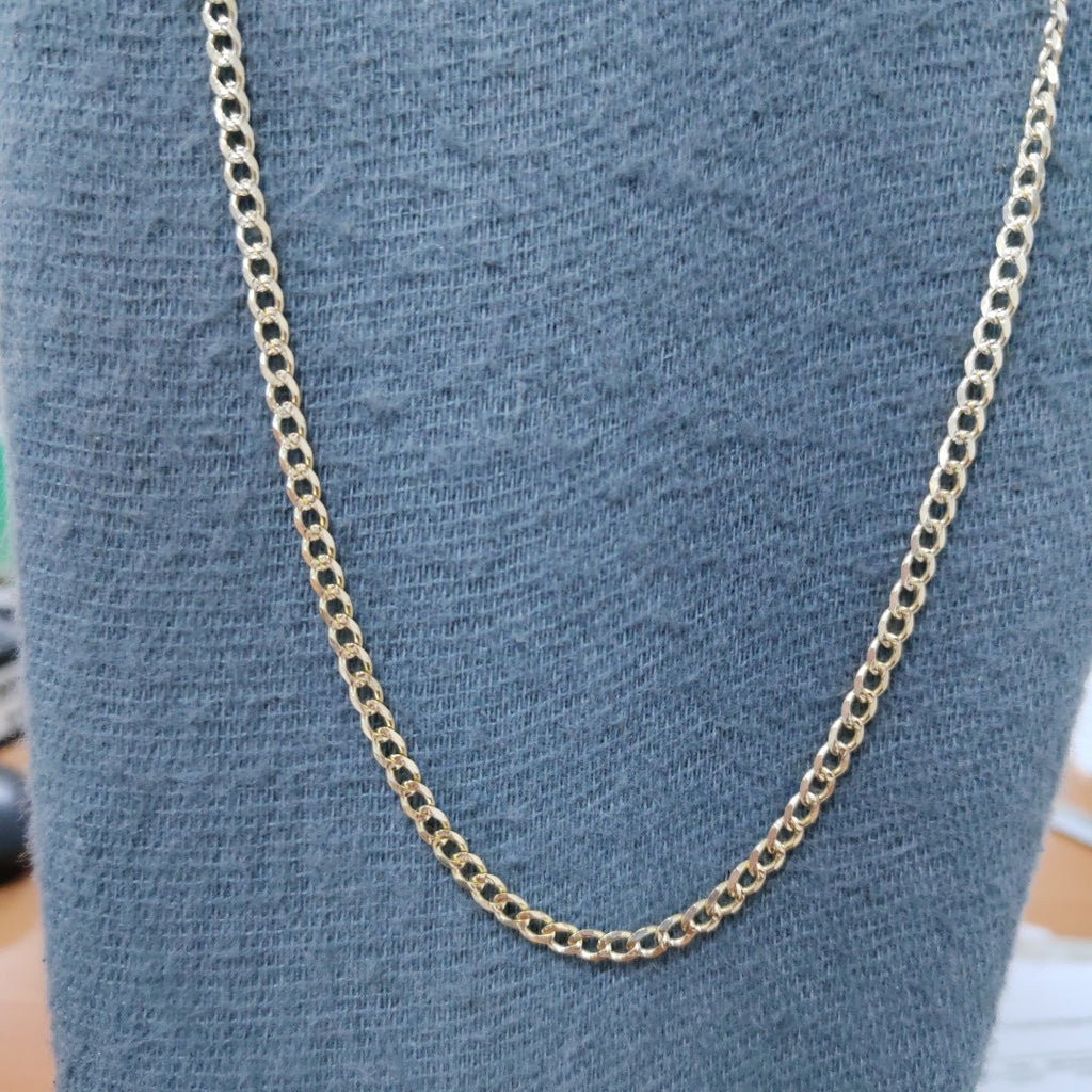 CADENAS BARBADA ORO 14K 55 CM 13.2 GR (NUEVO)