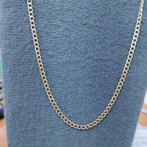 CADENAS BARBADA ORO 14K 55 CM 13.2 GR (NUEVO)