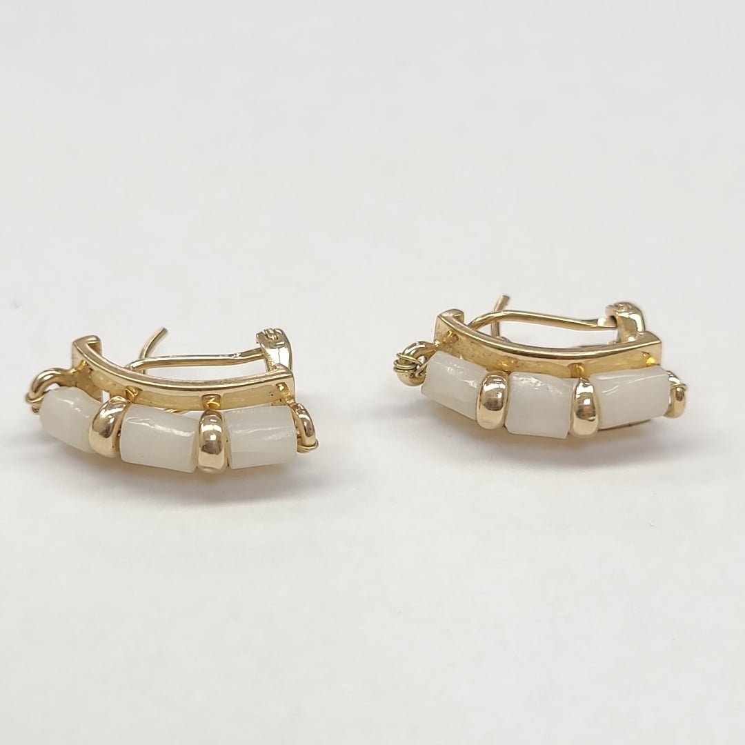 ARETES PAR ORO 14 K 5.2 GRMS (SEMINUEVO)