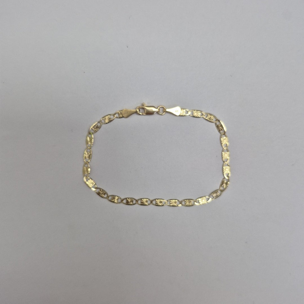 PULSERAS GUCHI ORO 14K 18 CM 2.8 GR (NUEVO)