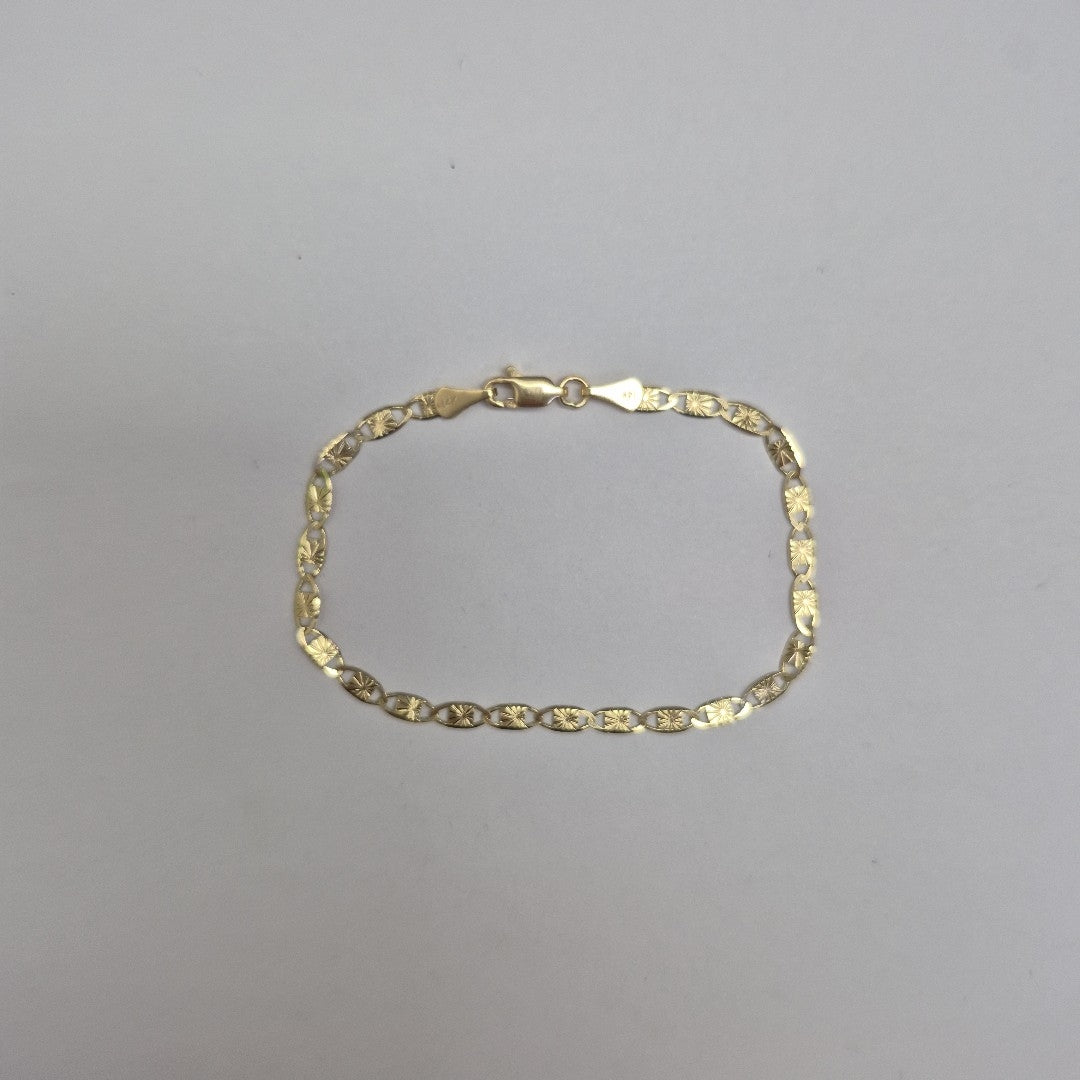 PULSERAS GUCHI ORO 14K 18 CM 2.8 GR (NUEVO)