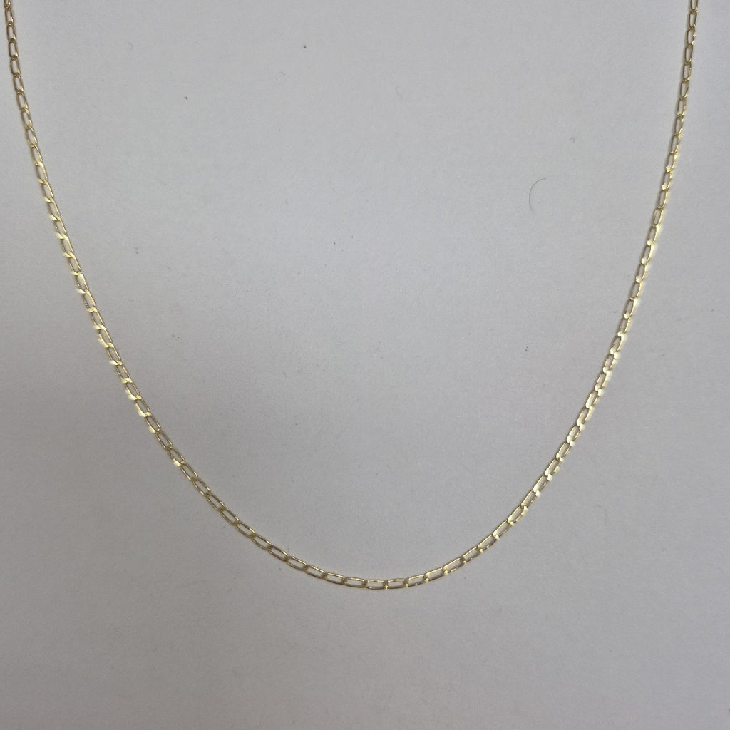 CADENAS TEJIDO ESLABONES ORO 10K 55 CM 1.8 GR (NUEVO)