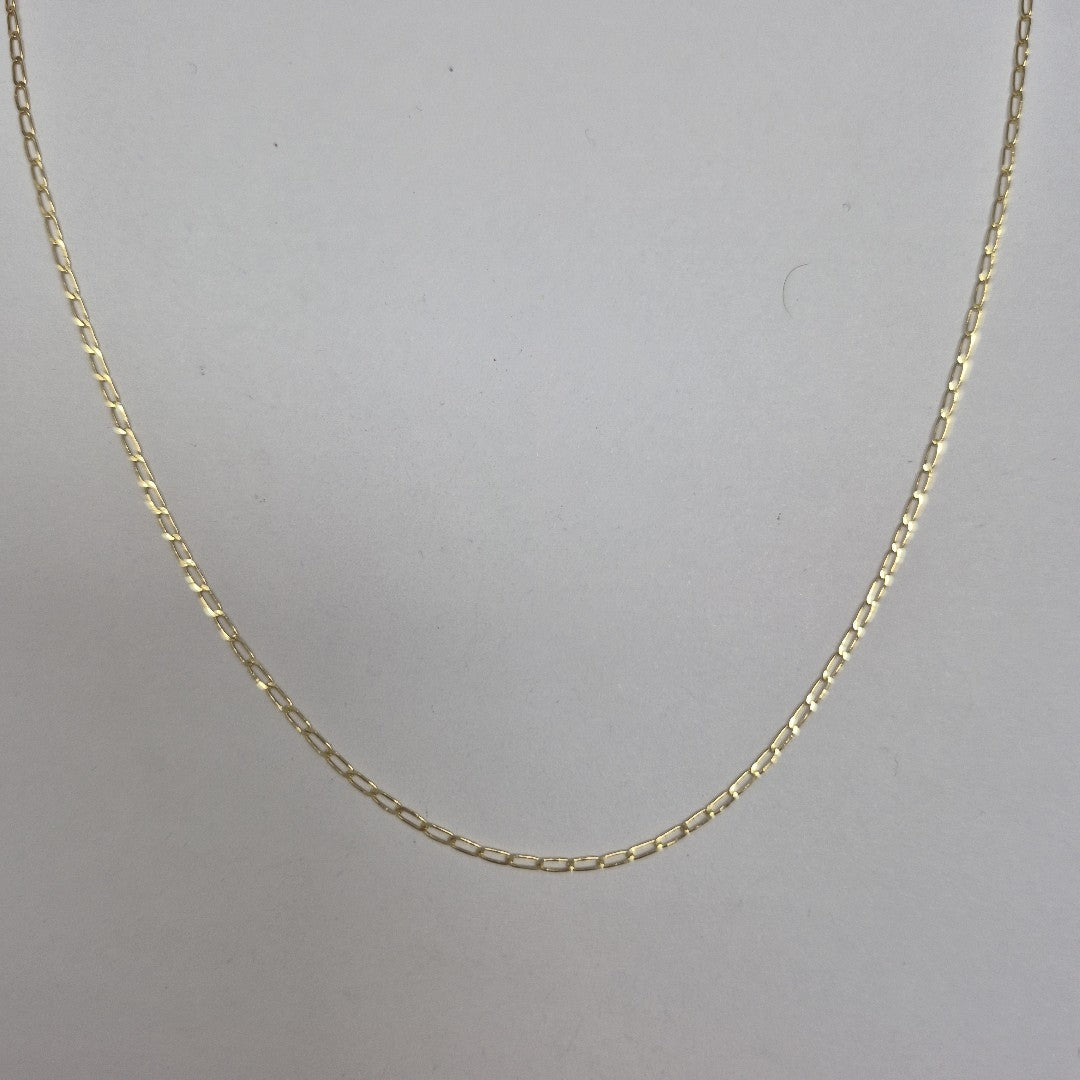 CADENAS TEJIDO ESLABONES ORO 10K 55 CM 1.8 GR (NUEVO)