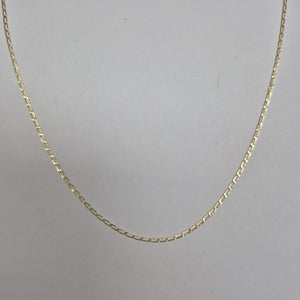 CADENAS TEJIDO ESLABONES ORO 10K 55 CM 1.8 GR (NUEVO)