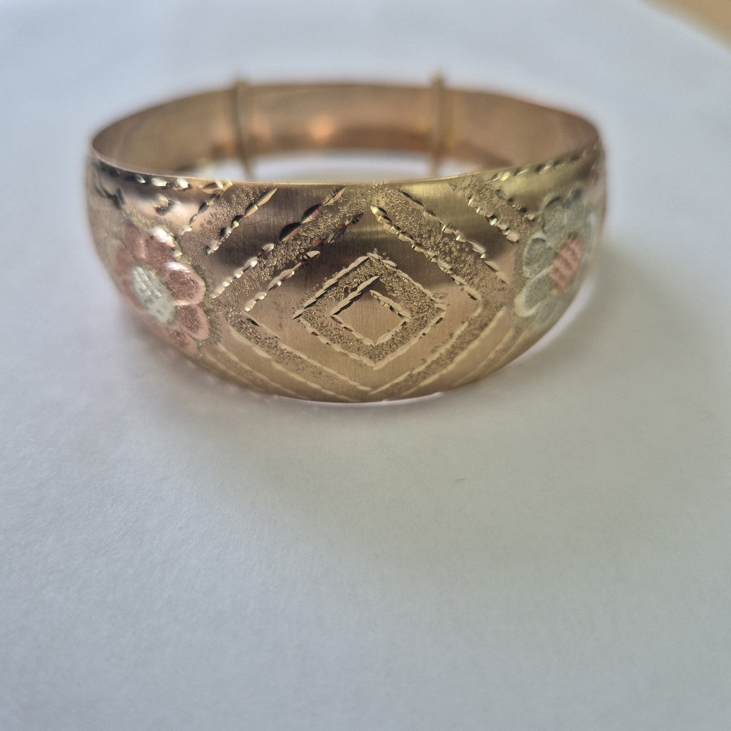 PULSERA RIGIDA ORO 10 K 15.9 GRMS (SEMINUEVO)