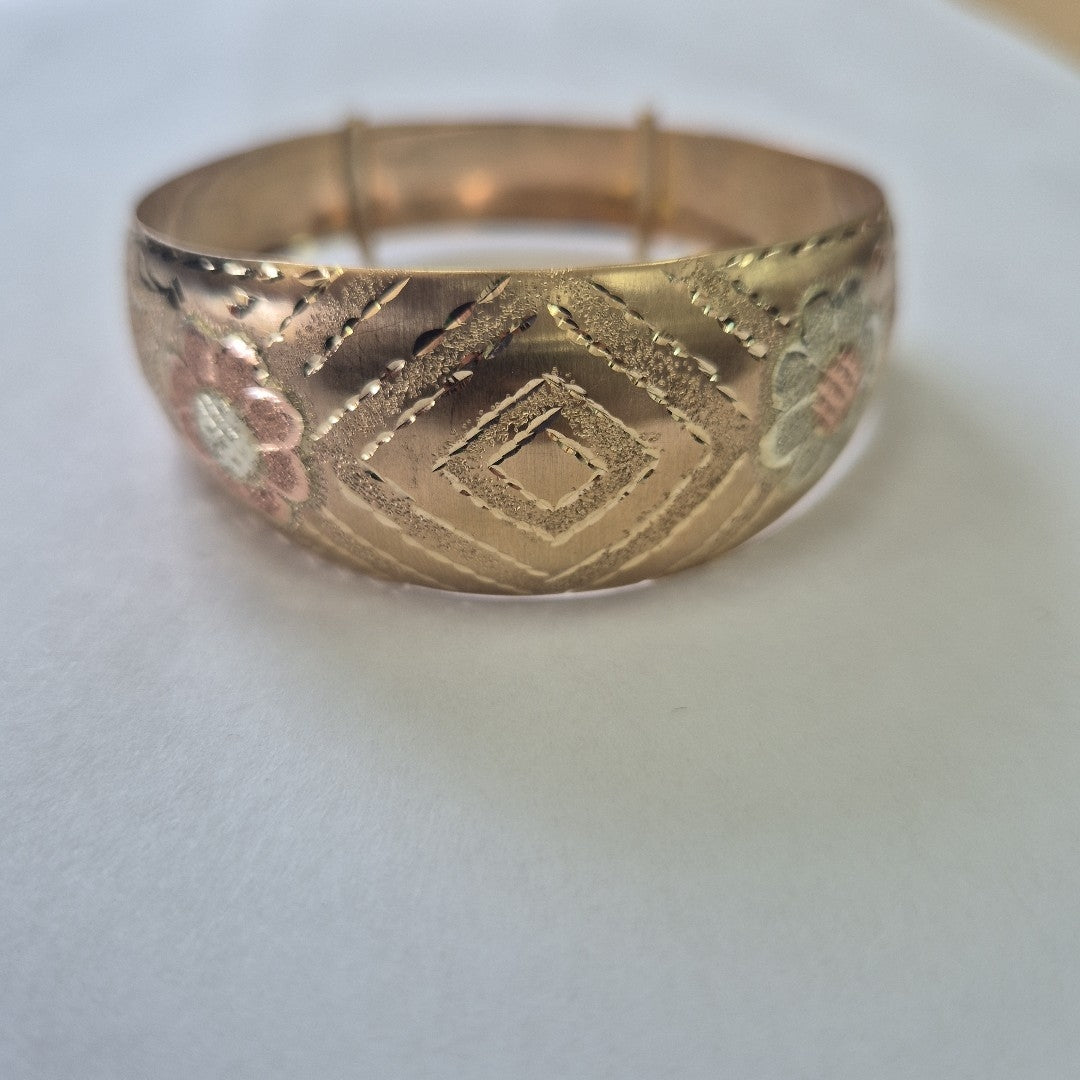 PULSERA RIGIDA ORO 10 K 15.9 GRMS (SEMINUEVO)