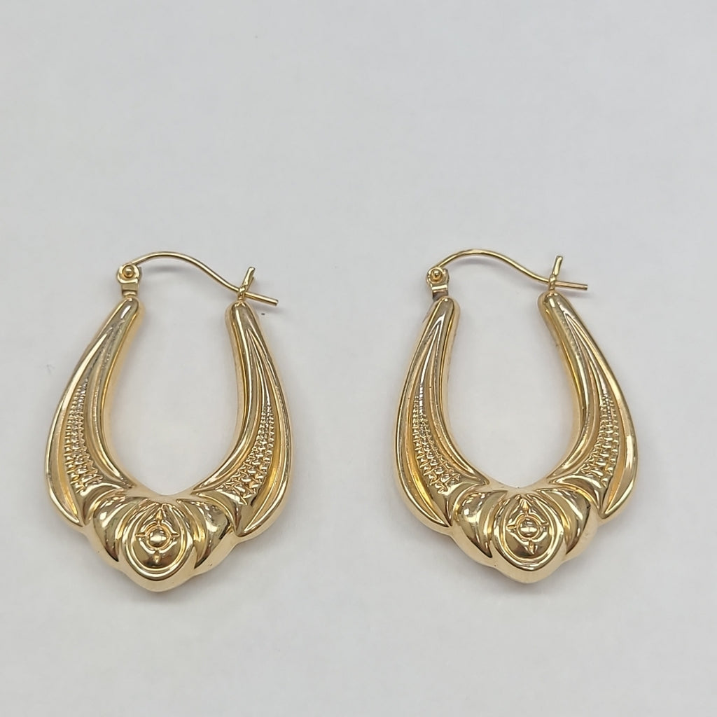 ARRACADAS PAR ORO 14 K 3.7 GRMS (SEMINUEVO)