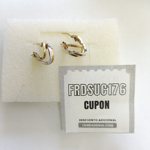 ARETES PAR ORO 10 K 2 GRMS (SEMINUEVO)