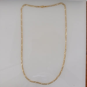 CADENAS 3X1 DIAMANTADA ORO 14K 55 CM 8.5 GR (NUEVO)
