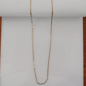 CADENAS TEJIDO GUCHI ORO 10K 60 CM 3.1 GR (NUEVO)