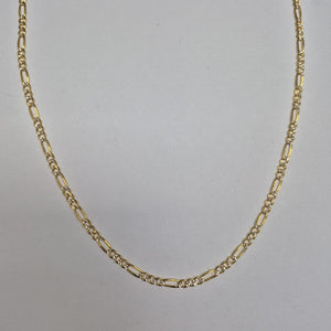CADENAS 3X1 DIAMANTADA ORO 14K 55 CM 8.5 GR (NUEVO)