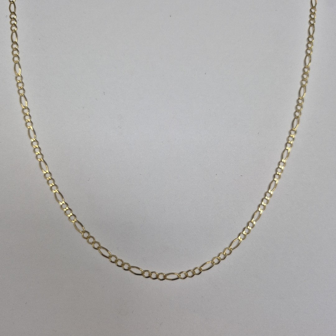CADENAS TEJIDO 3X1 ORO 10K 60 CM 4.5 GR (NUEVO)