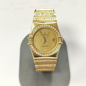 RELOJ CAJA Y PULSO ORO ORO 18 K 96.2 GRMS (SEMINUEVO)
