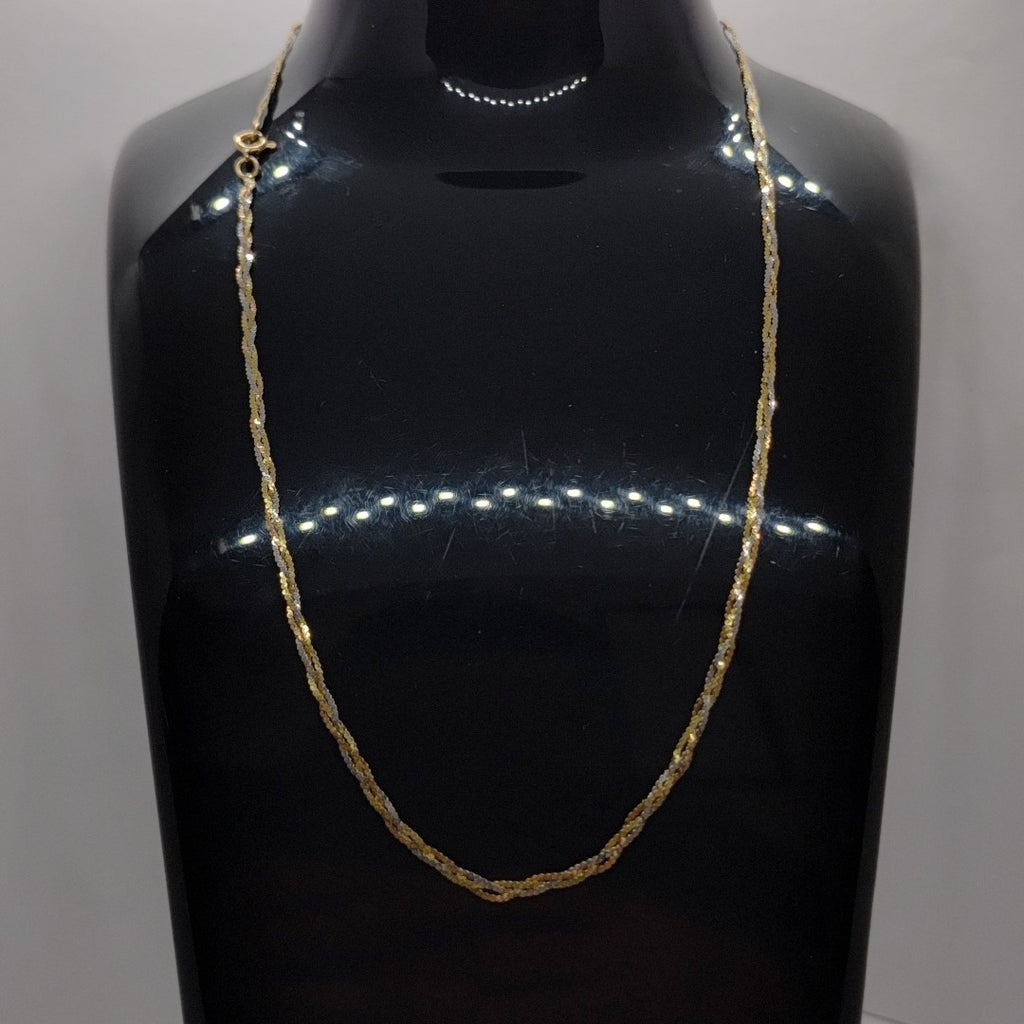 CADENA ORO,ORO COMBINADO 10 K 2,40 GRMS (SEMINUEVO)