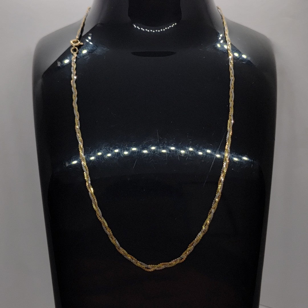 CADENA ORO,ORO COMBINADO 10 K 2,40 GRMS (SEMINUEVO)