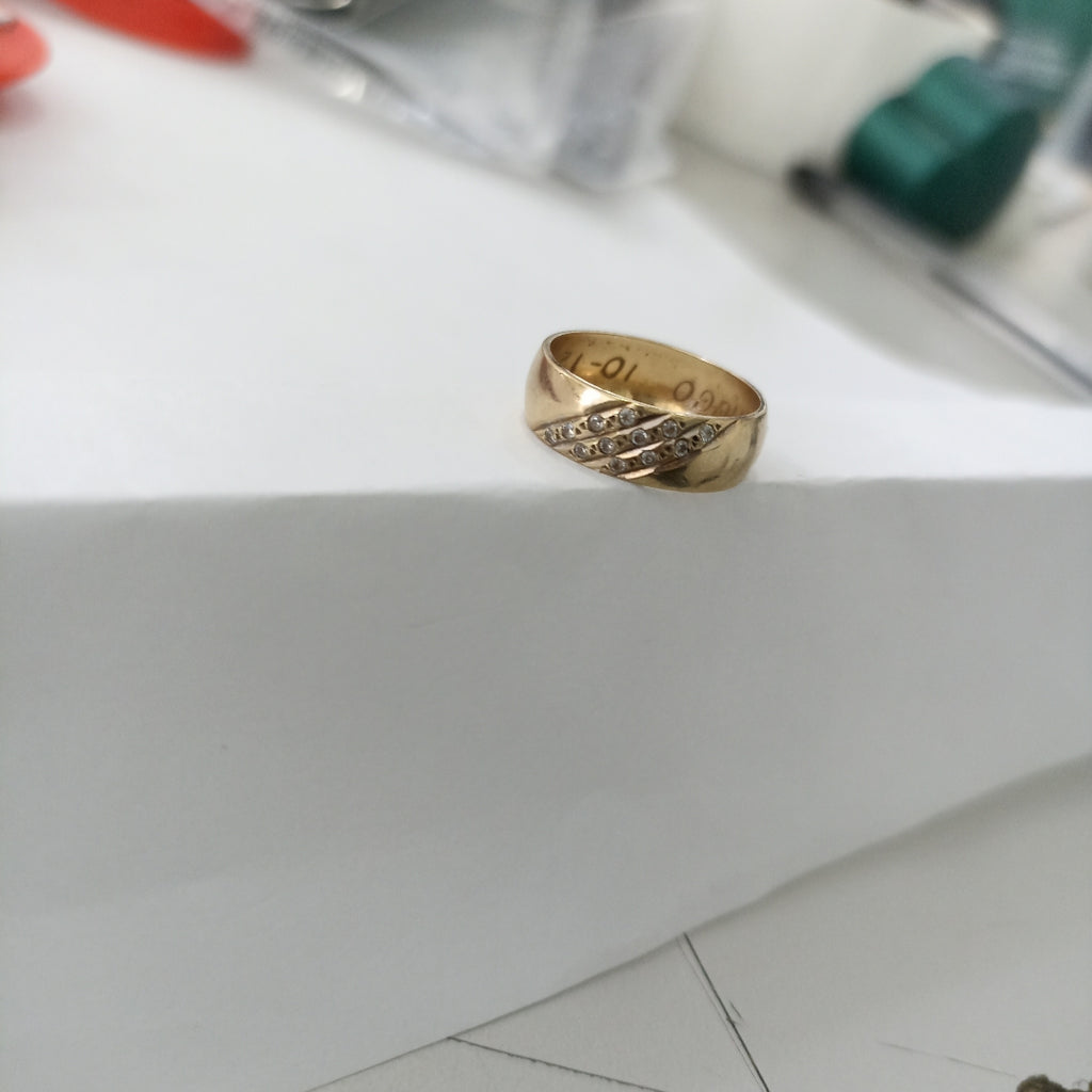 ANILLO ORO 14 K 2,30 GRMS (SEMINUEVO)