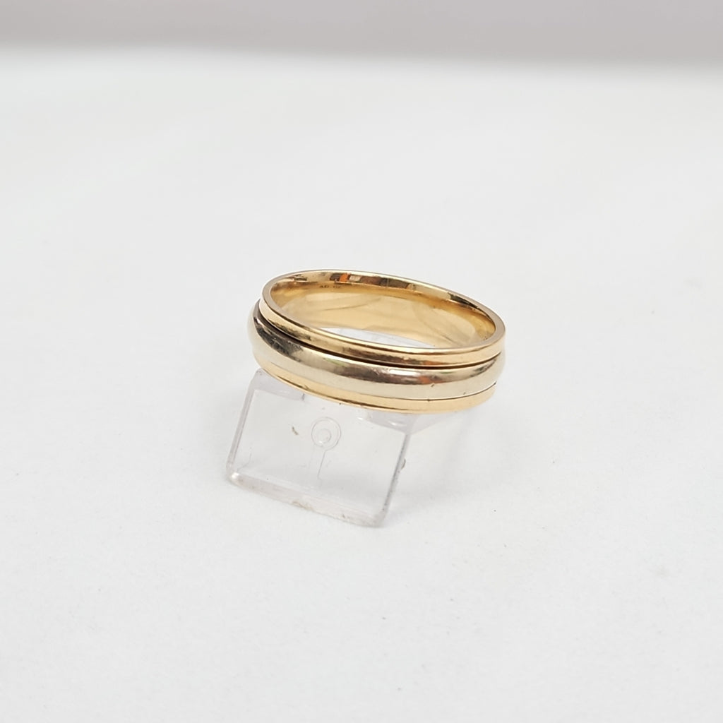 ARGOLLA ORO COMBINADO 14 K 6,50 GRMS (SEMINUEVO)