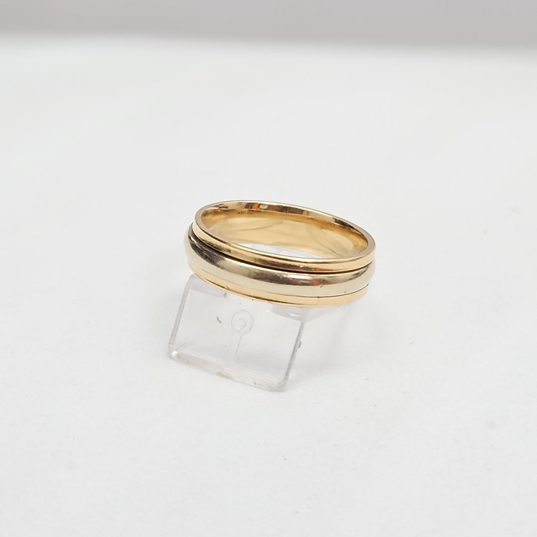 ARGOLLA ORO COMBINADO 14 K 6,50 GRMS (SEMINUEVO)