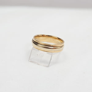 ARGOLLA ORO COMBINADO 14 K 6,50 GRMS (SEMINUEVO)