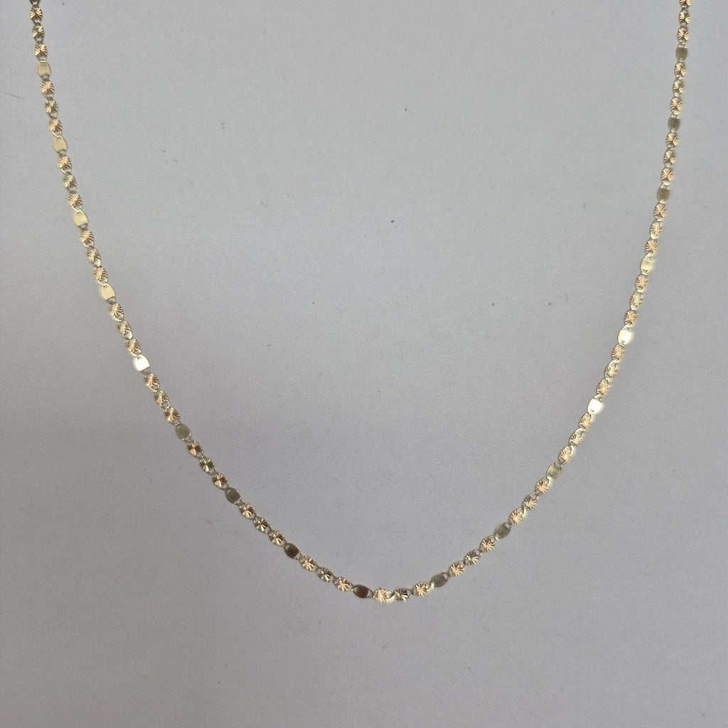 CADENAS TEJIDO GUCHI ORO 10K 55 CM 1.6 GR (NUEVO)