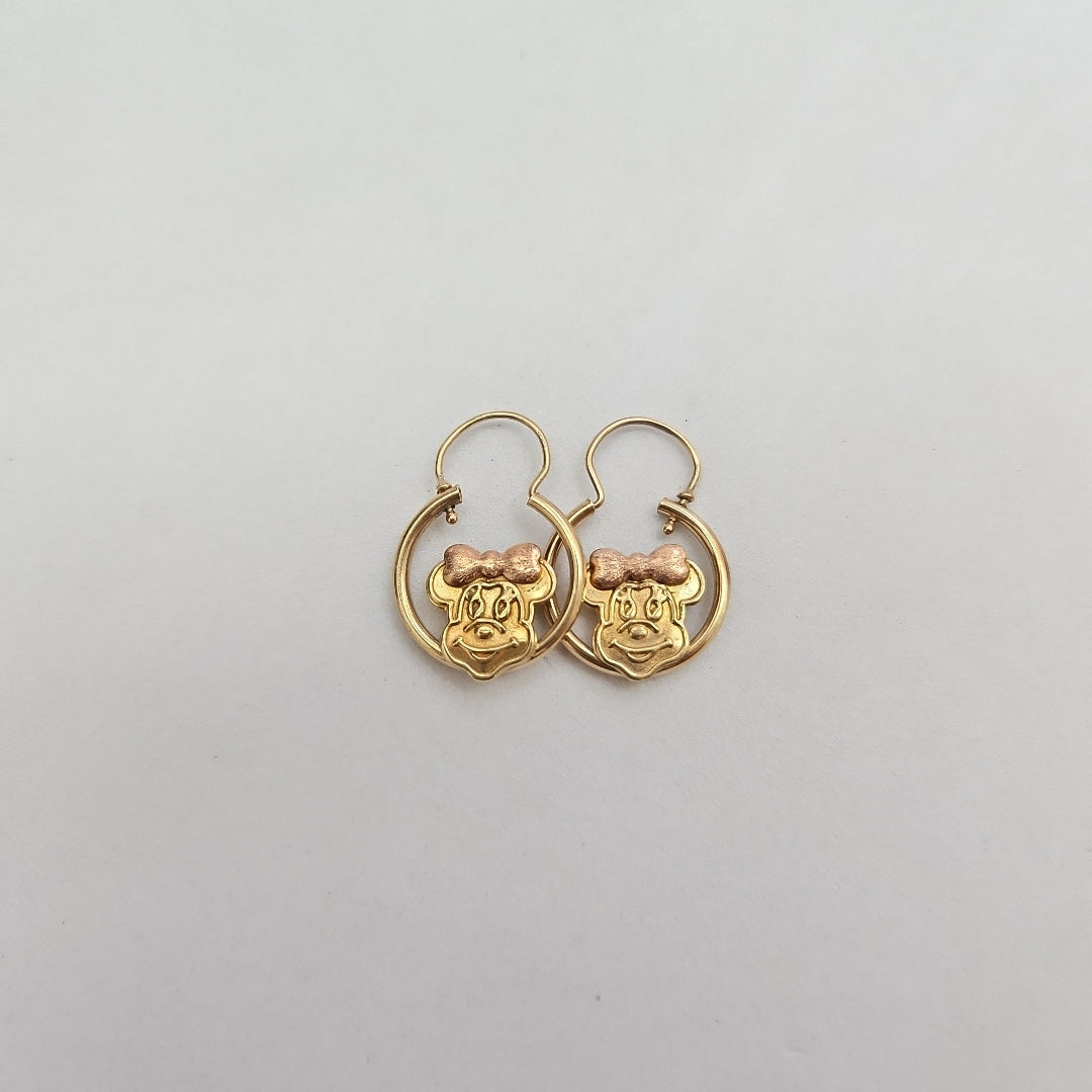 ARETES PAR ORO 10 K 2,00 GRMS (SEMINUEVO)
