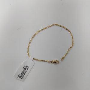 PULSERAS 3X1 ORO 14K 18 CM 1.6 GR (NUEVO)