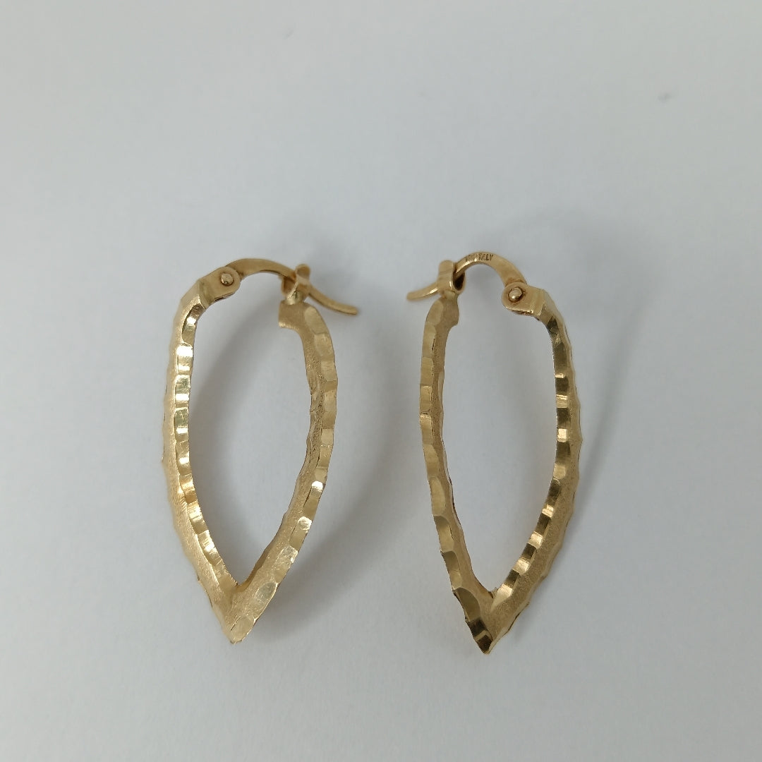 ARETES PAR ORO 14 K 2.4 GRMS (SEMINUEVO)