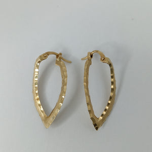 ARETES PAR ORO 14 K 2.4 GRMS (SEMINUEVO)